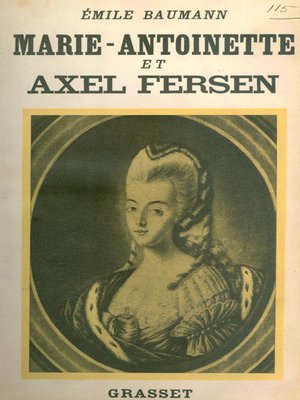 cover image of Marie-Antoinette et Axel Fersen